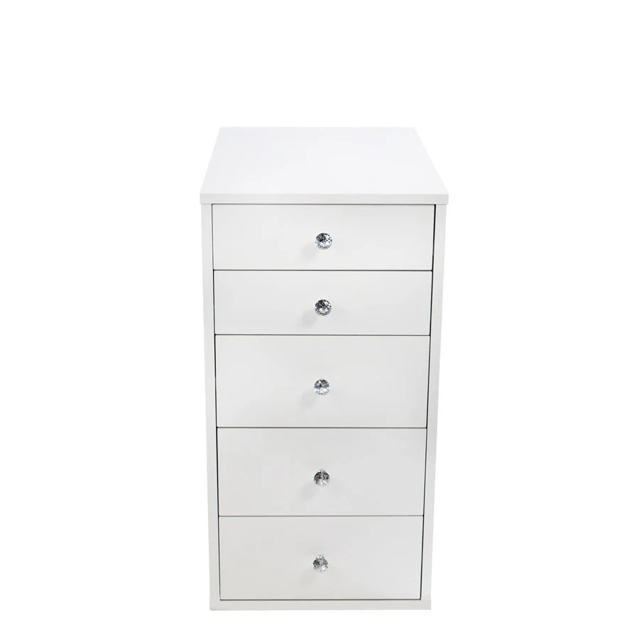 SlayStation® 5-Drawer Makeup Vanity Storage Unit (Pair) - Image 7