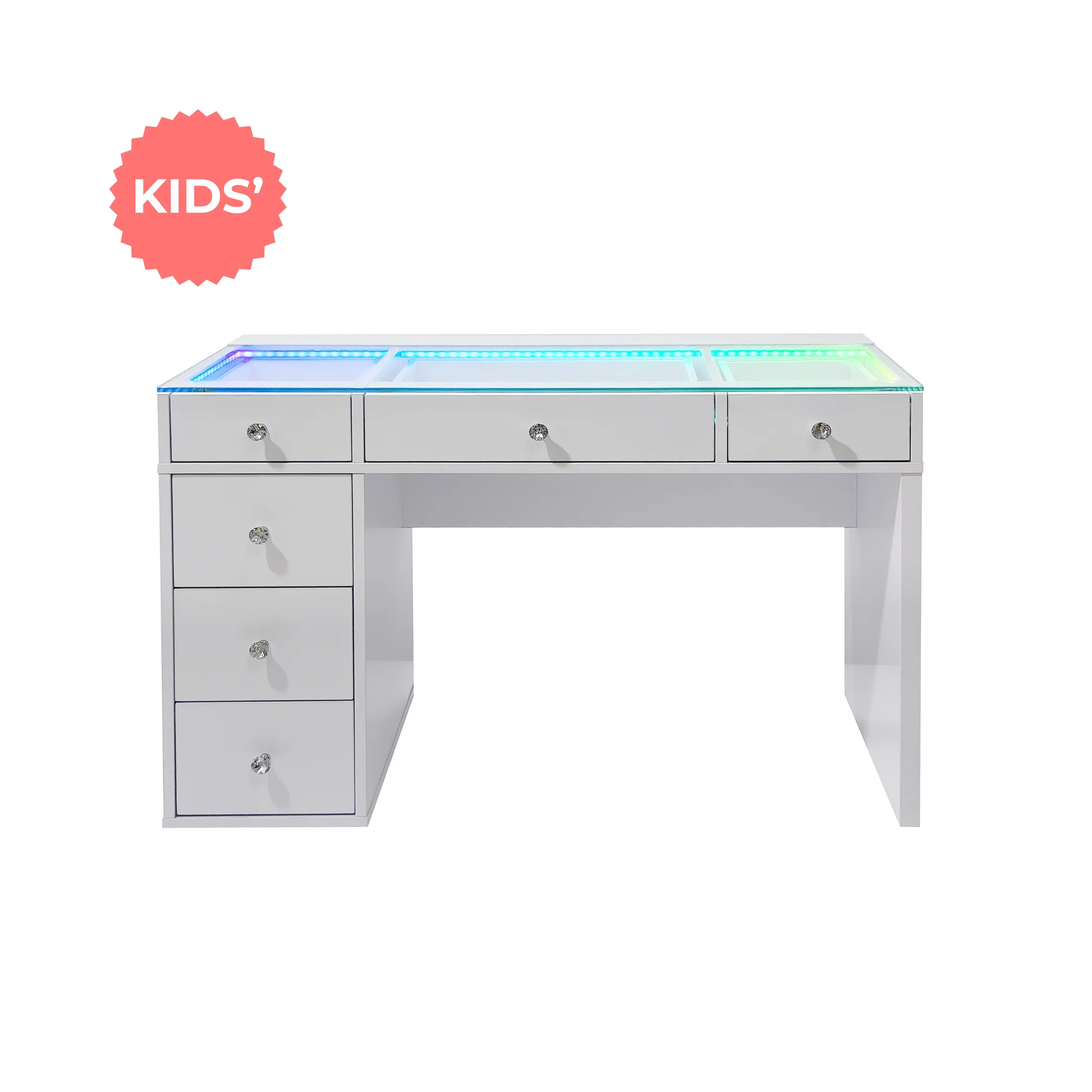 Kids' SlayStation® Charlotte Vanity Table w/ RGB Light - Image 3