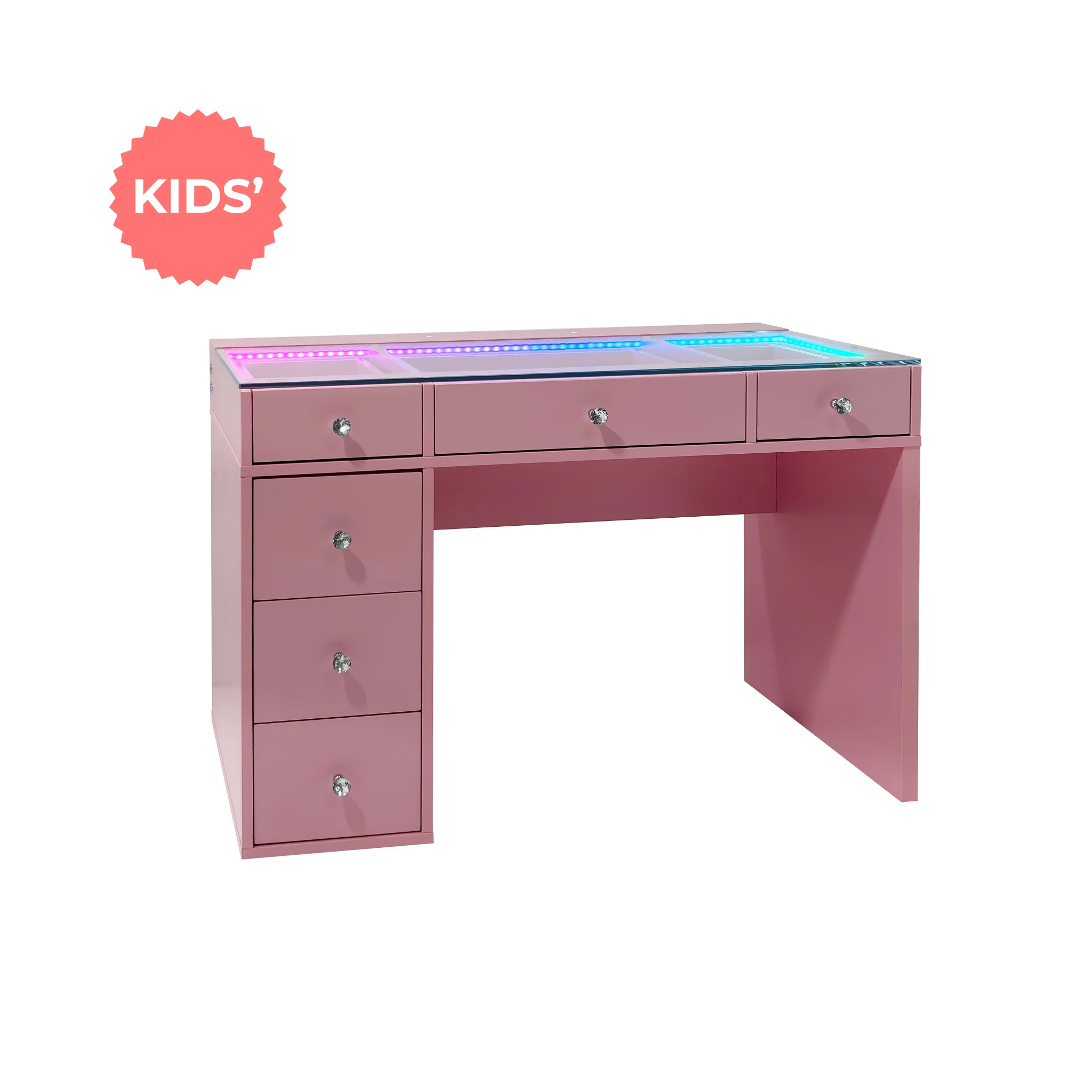 Kids' SlayStation® Charlotte Vanity Table w/ RGB Light - Image 5