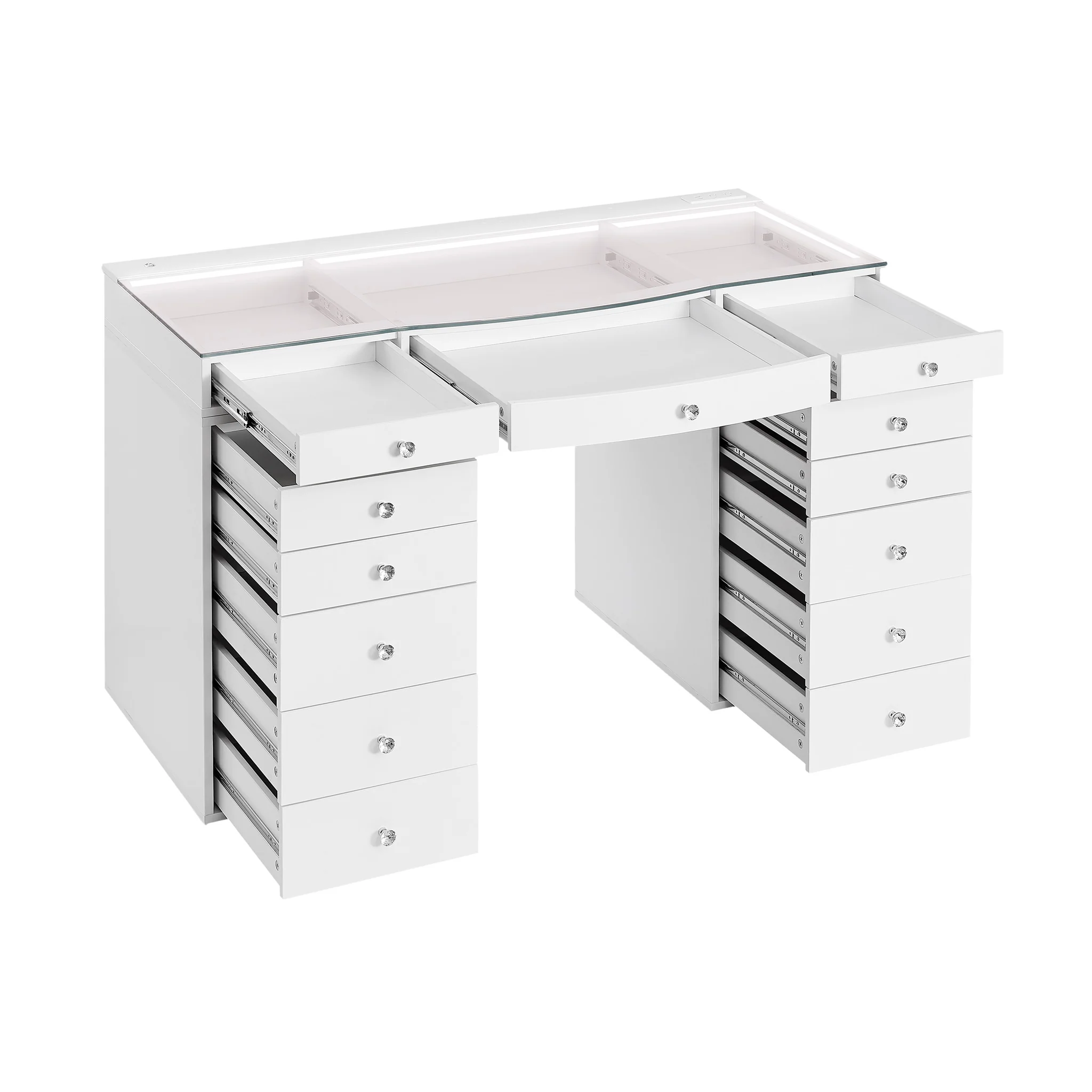 SlayStation® Contour Plus 2.0 Vanity Table w/ LED Light - Image 4