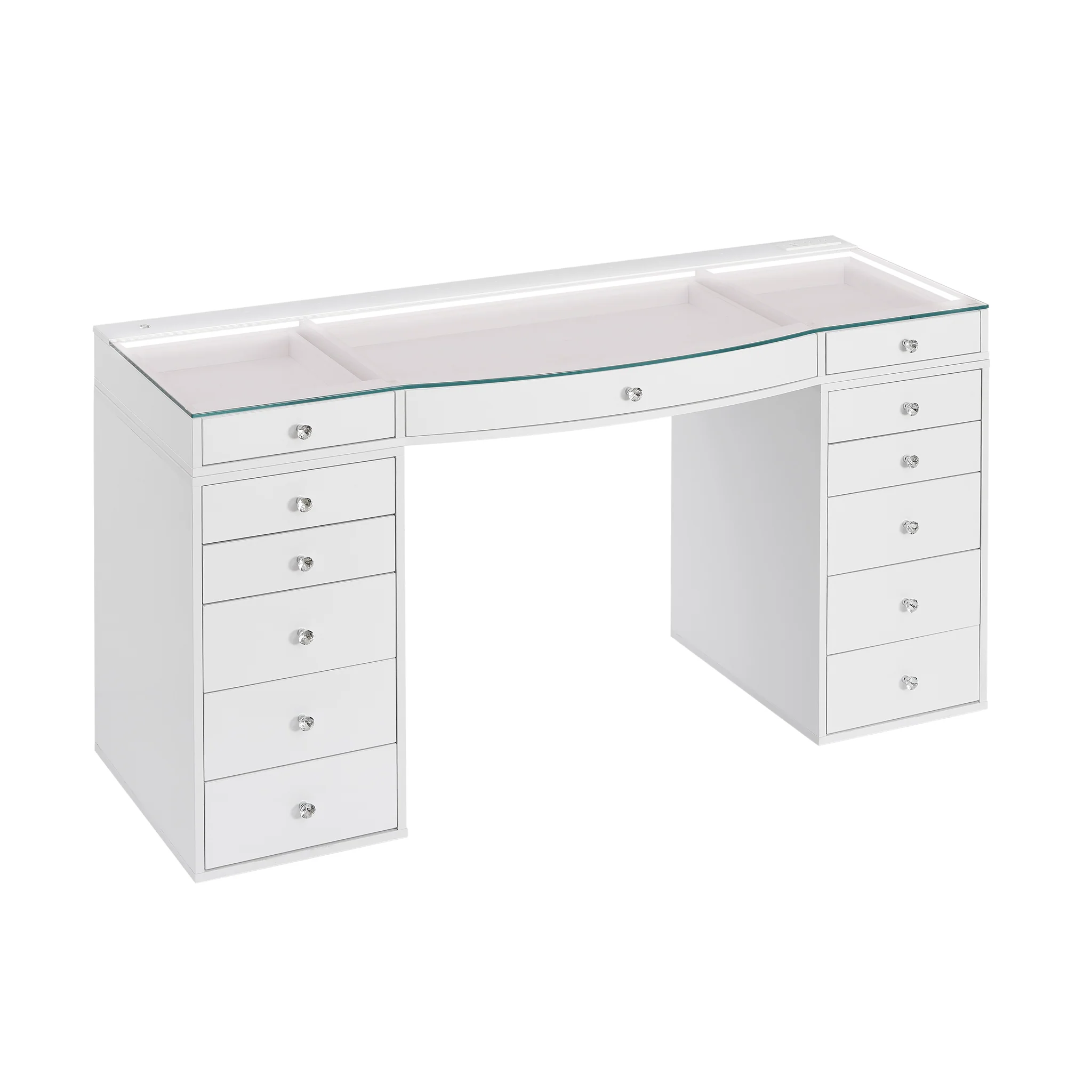 SlayStation® Contour Pro 2.0 Vanity Table w/ LED Light - Image 3