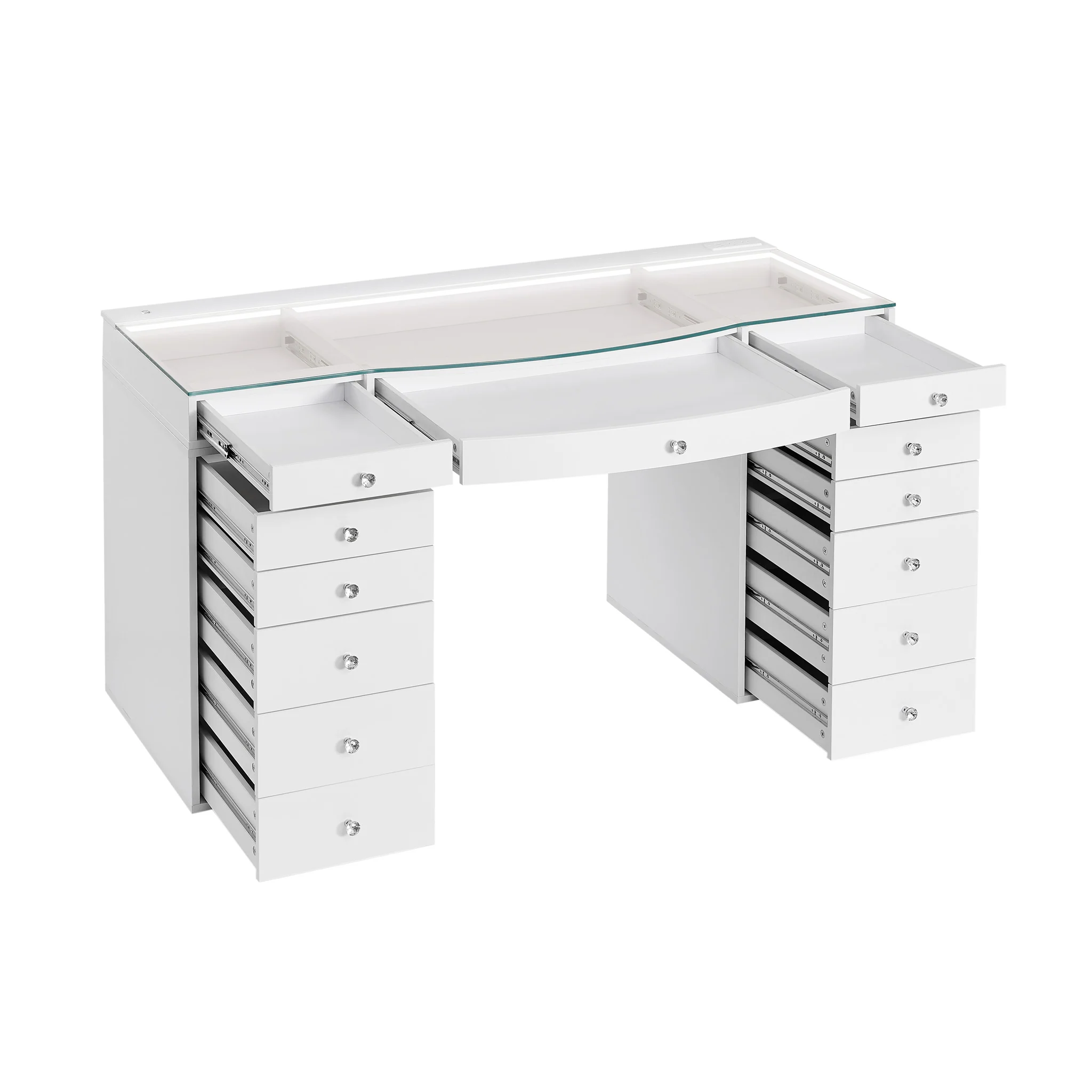 SlayStation® Contour Pro 2.0 Vanity Table w/ LED Light - Image 4