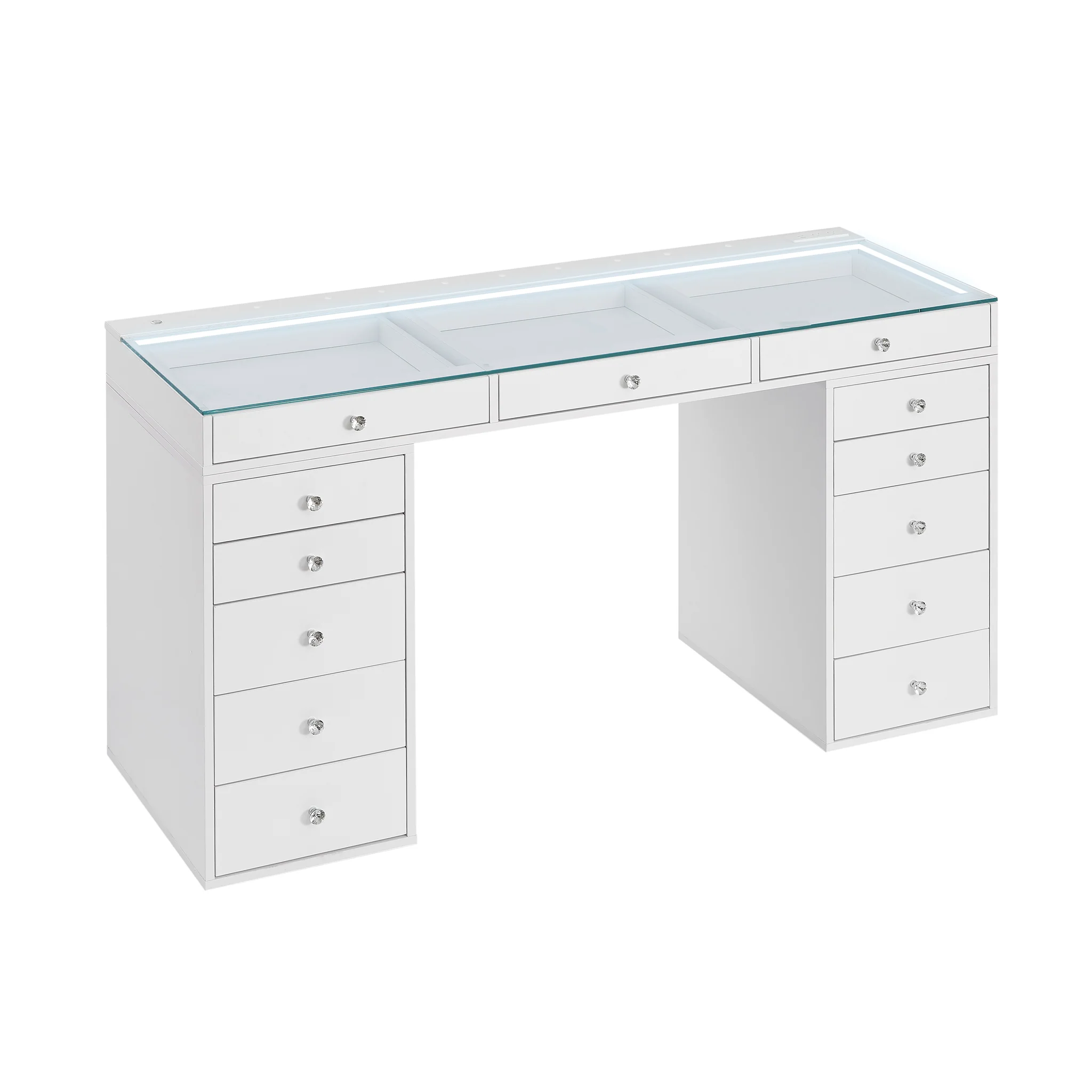 SlayStation® Lumina Pro 2.0 Vanity Table w/ LED Light - Image 3