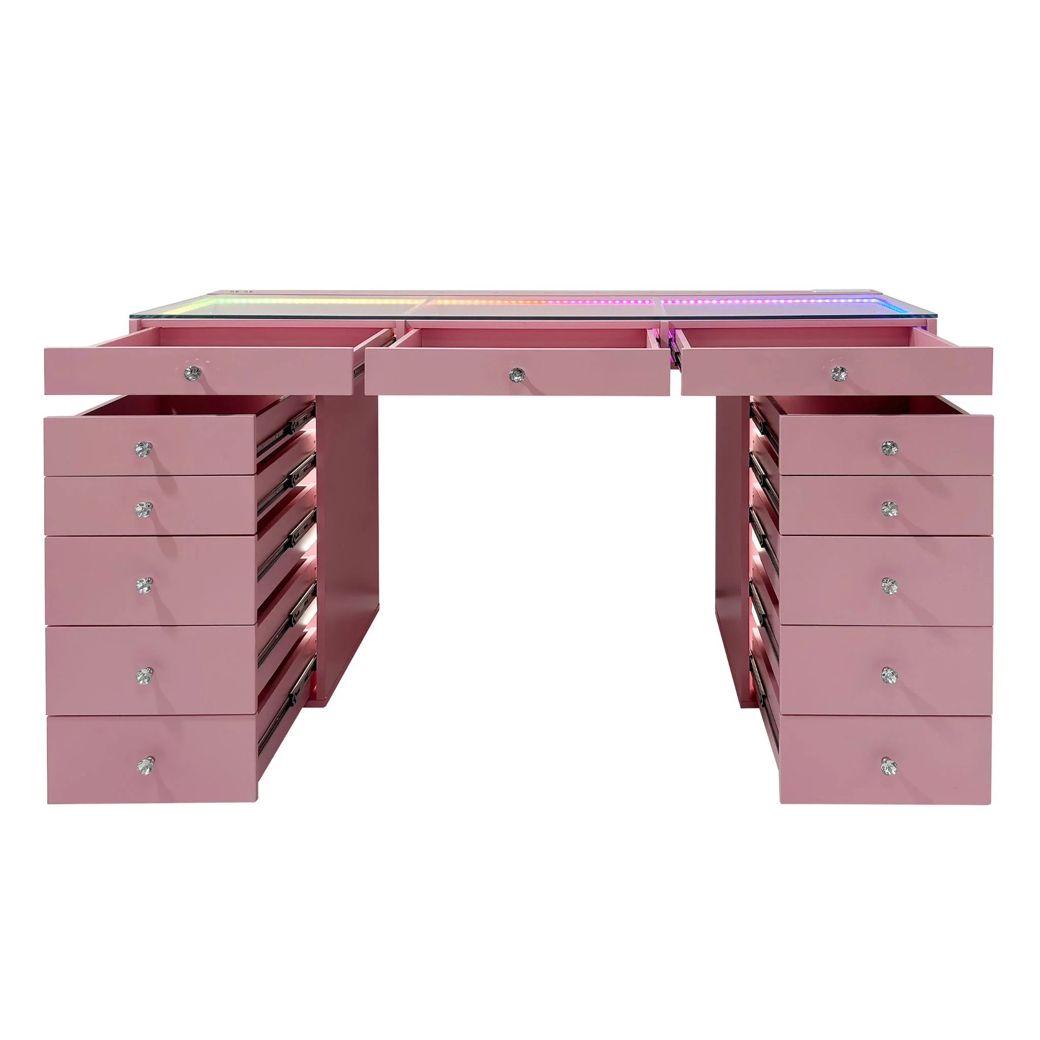 SlayStation® Lumina Pro 2.0 Vanity Table w/ RGB Light - Image 7