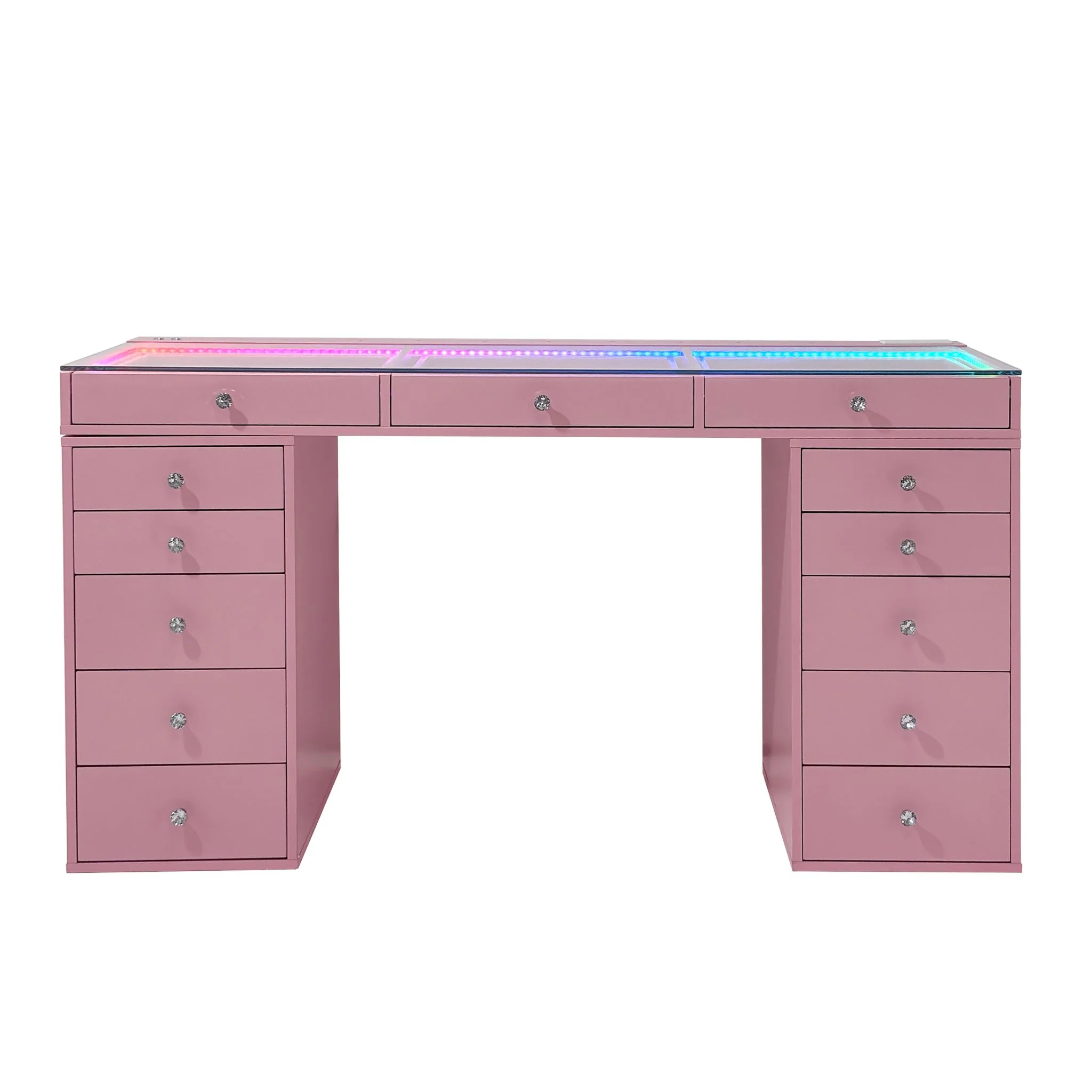SlayStation® Lumina Pro 2.0 Vanity Table w/ RGB Light - Image 8