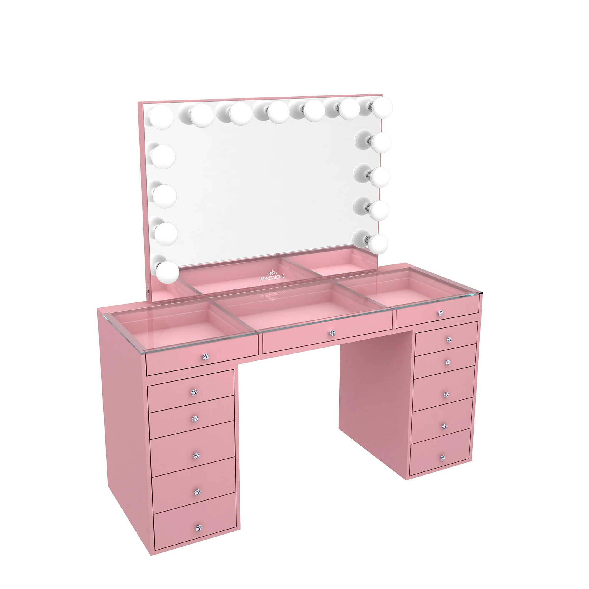 SlayStation® Pro 2.0 Tabletop + Vanity Mirror + 5 Drawer Units Bundle - Image 13