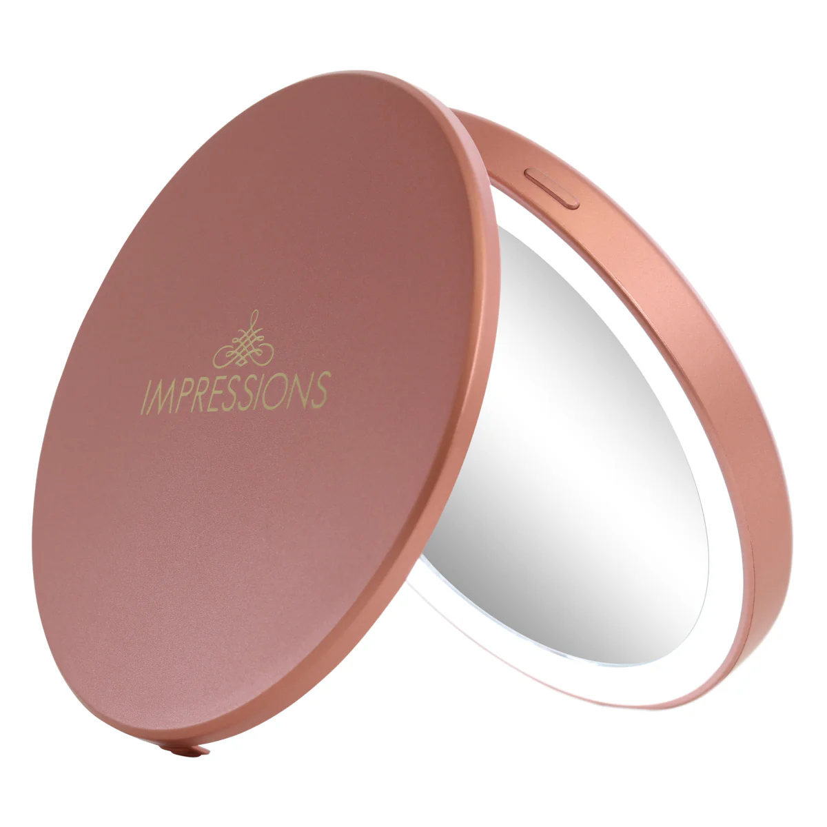 Solar Qi Wireless Charging Base LED Compact Mirror - Image 5