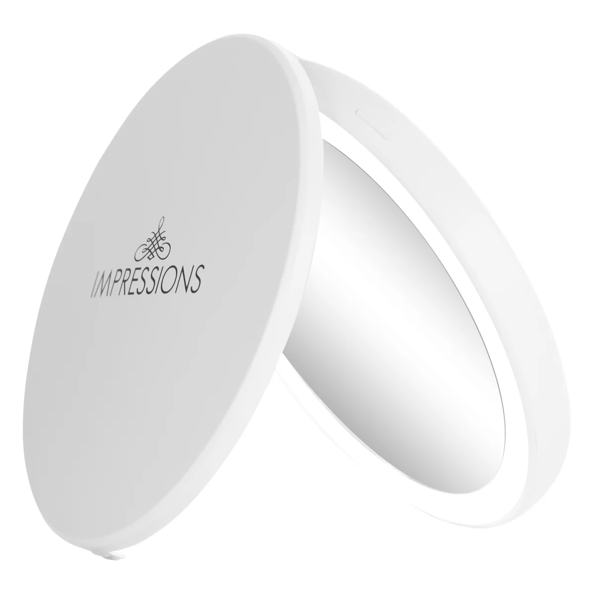 Solar Qi Wireless Charging Base LED Compact Mirror - Image 7