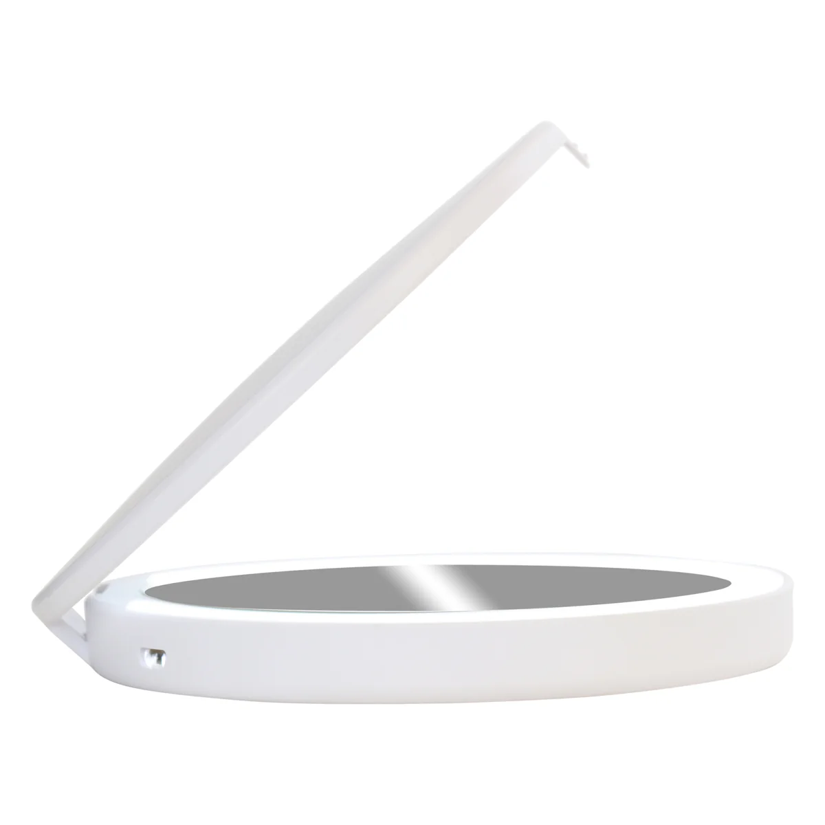 Solar Qi Wireless Charging Base LED Compact Mirror - Image 8