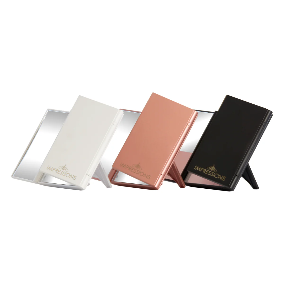 Nova Wireless Charging LED Trifold Compact Mirror - Image 3