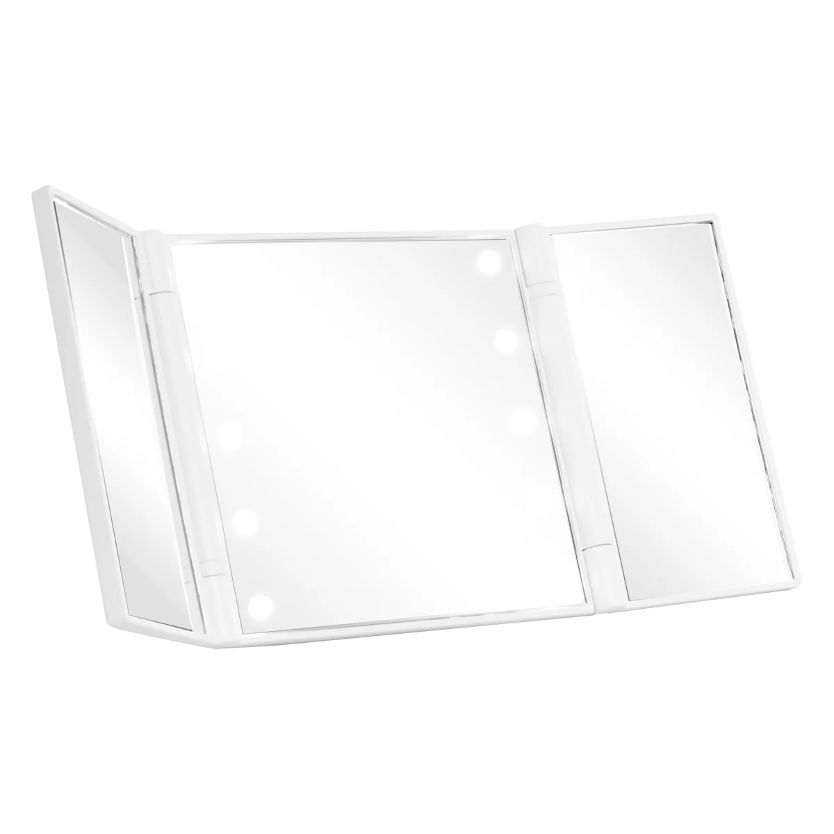 Nova Wireless Charging LED Trifold Compact Mirror - Image 4