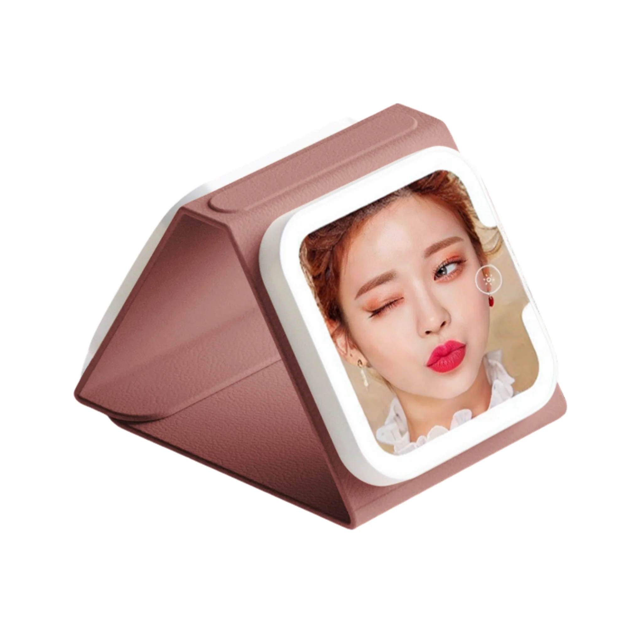 Snap Folio LED Travel Mirror + Magnification - Image 2