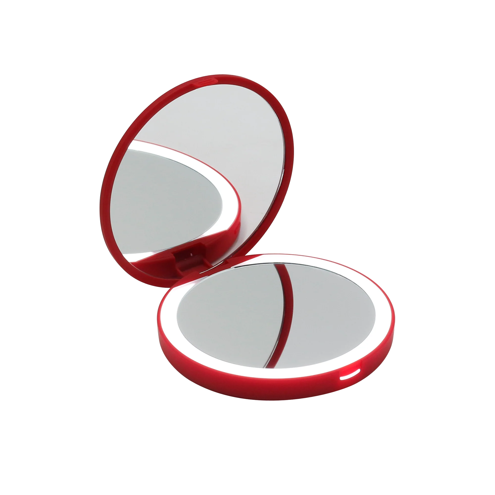 Snow White Compact Mirror with Wireless Power Bank Charging Base - Image 3