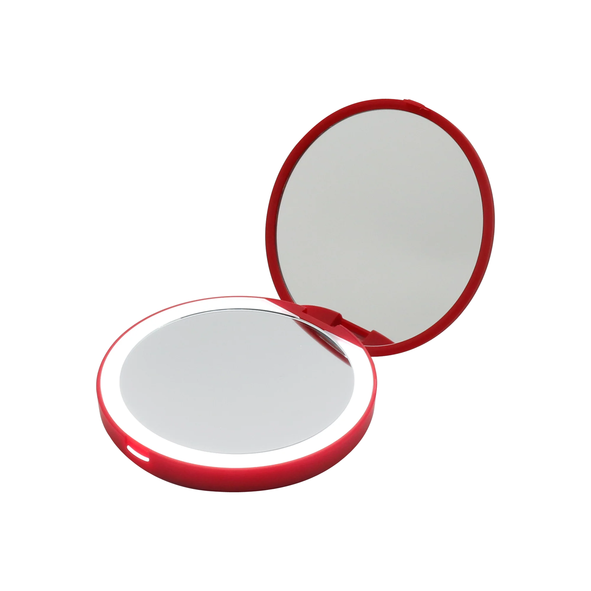 Snow White Compact Mirror with Wireless Power Bank Charging Base - Image 4