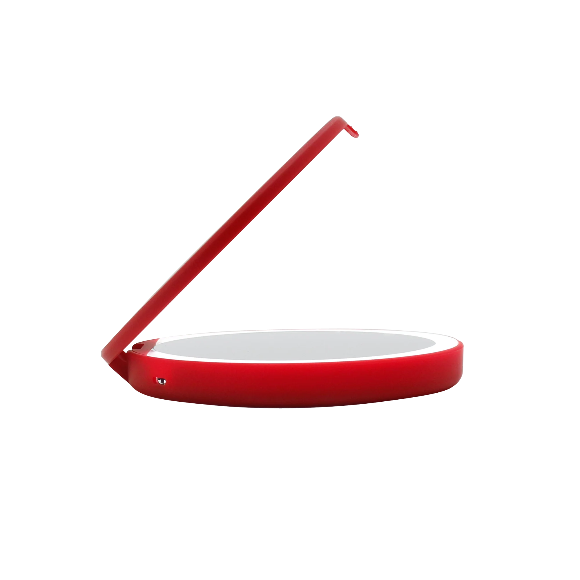 Snow White Compact Mirror with Wireless Power Bank Charging Base - Image 5