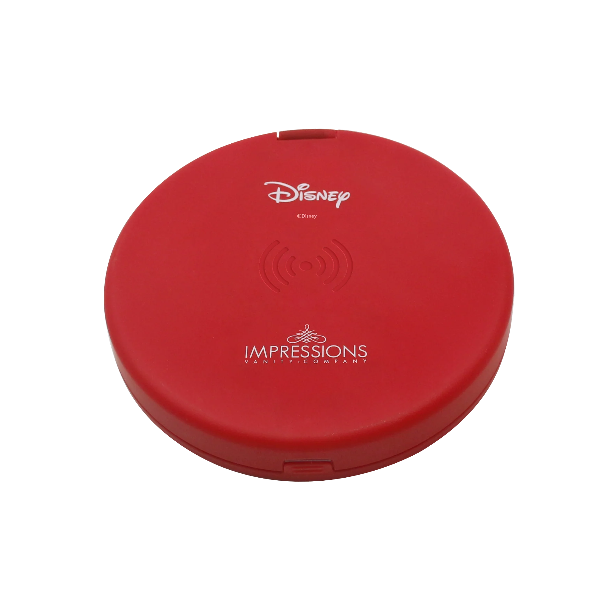 Snow White Compact Mirror with Wireless Power Bank Charging Base - Image 7