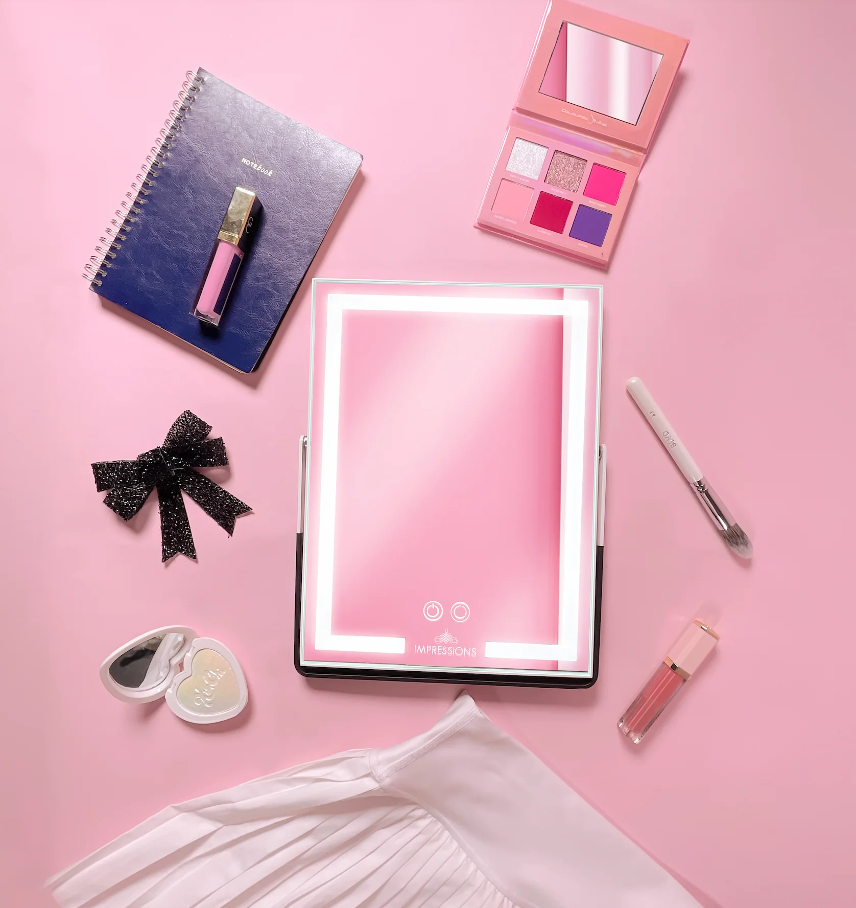 The Muse Tri-Tone LED Easel Makeup Mirror - Image 9