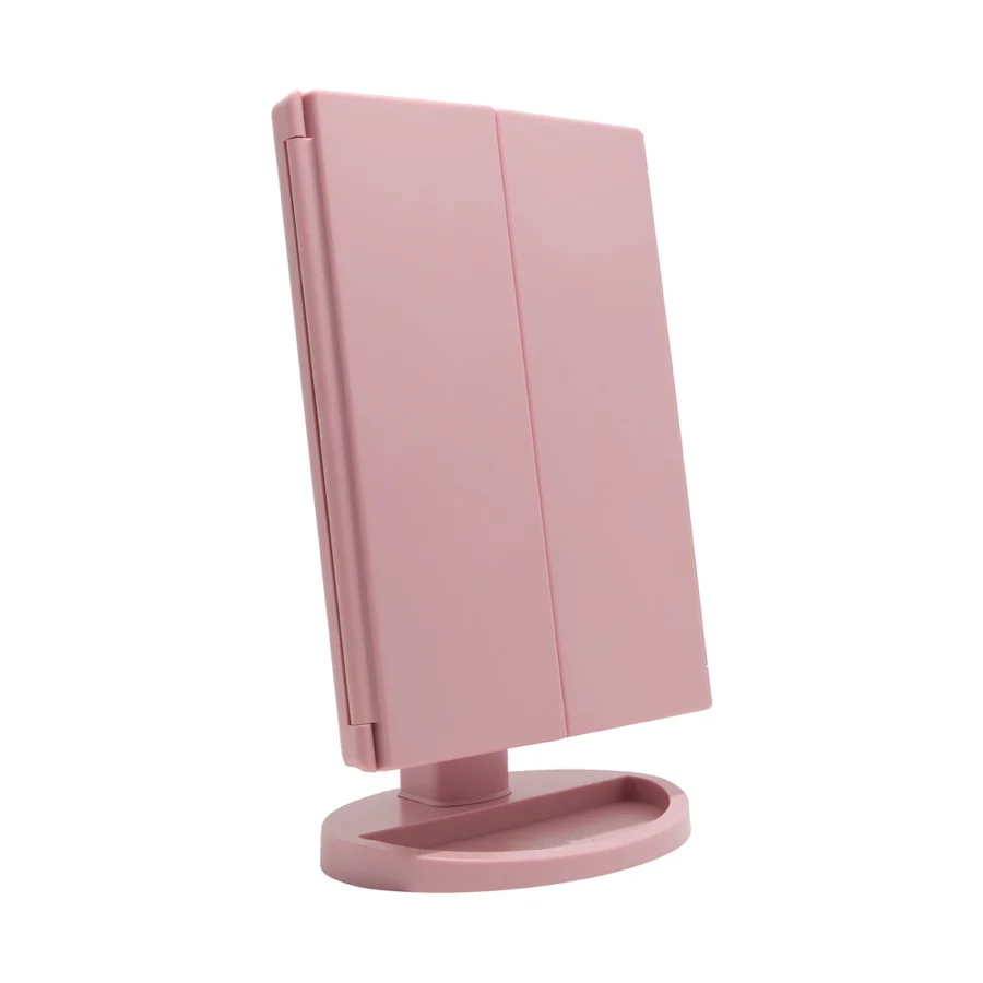 Touch Trifold Dimmable LED Makeup Mirror - Image 13