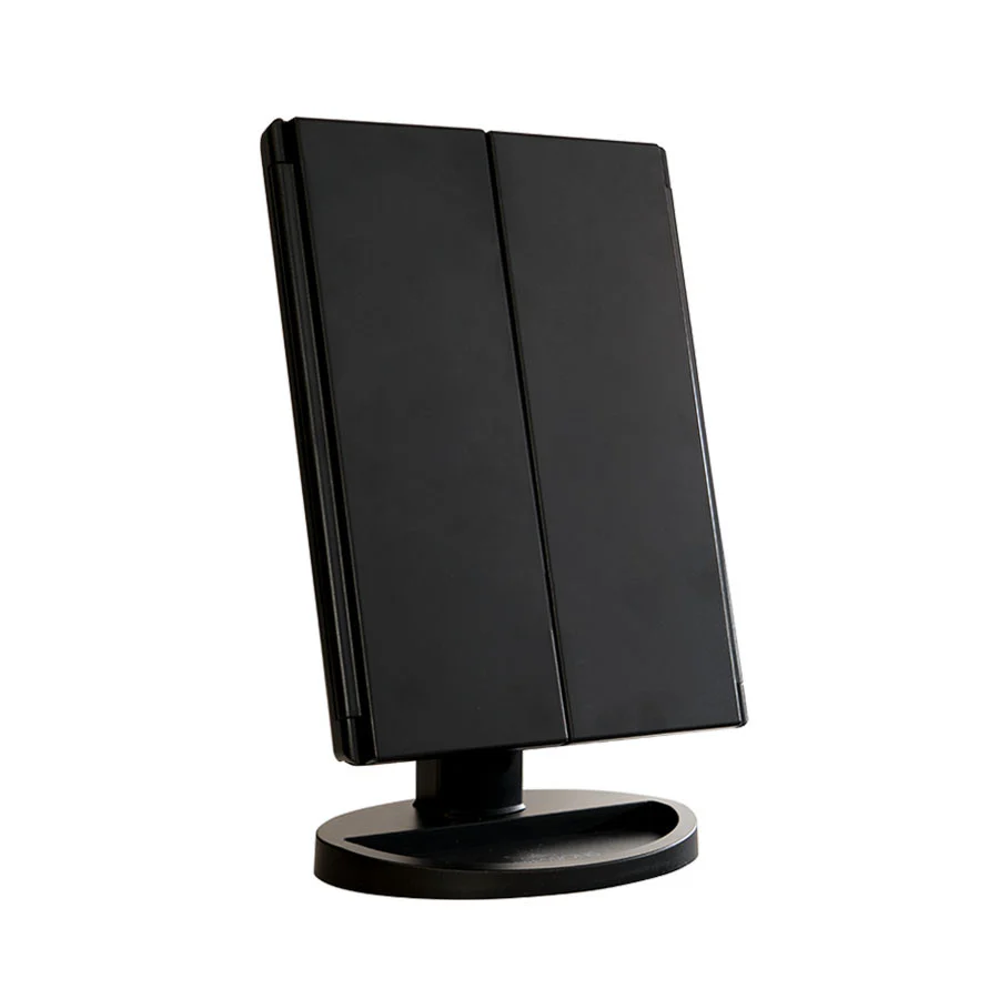 Touch Trifold Dimmable LED Makeup Mirror - Image 4