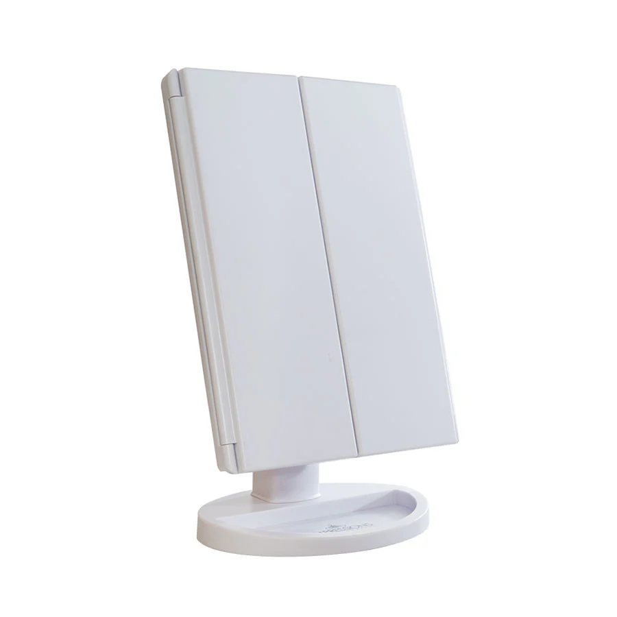 Touch Trifold Dimmable LED Makeup Mirror - Image 8