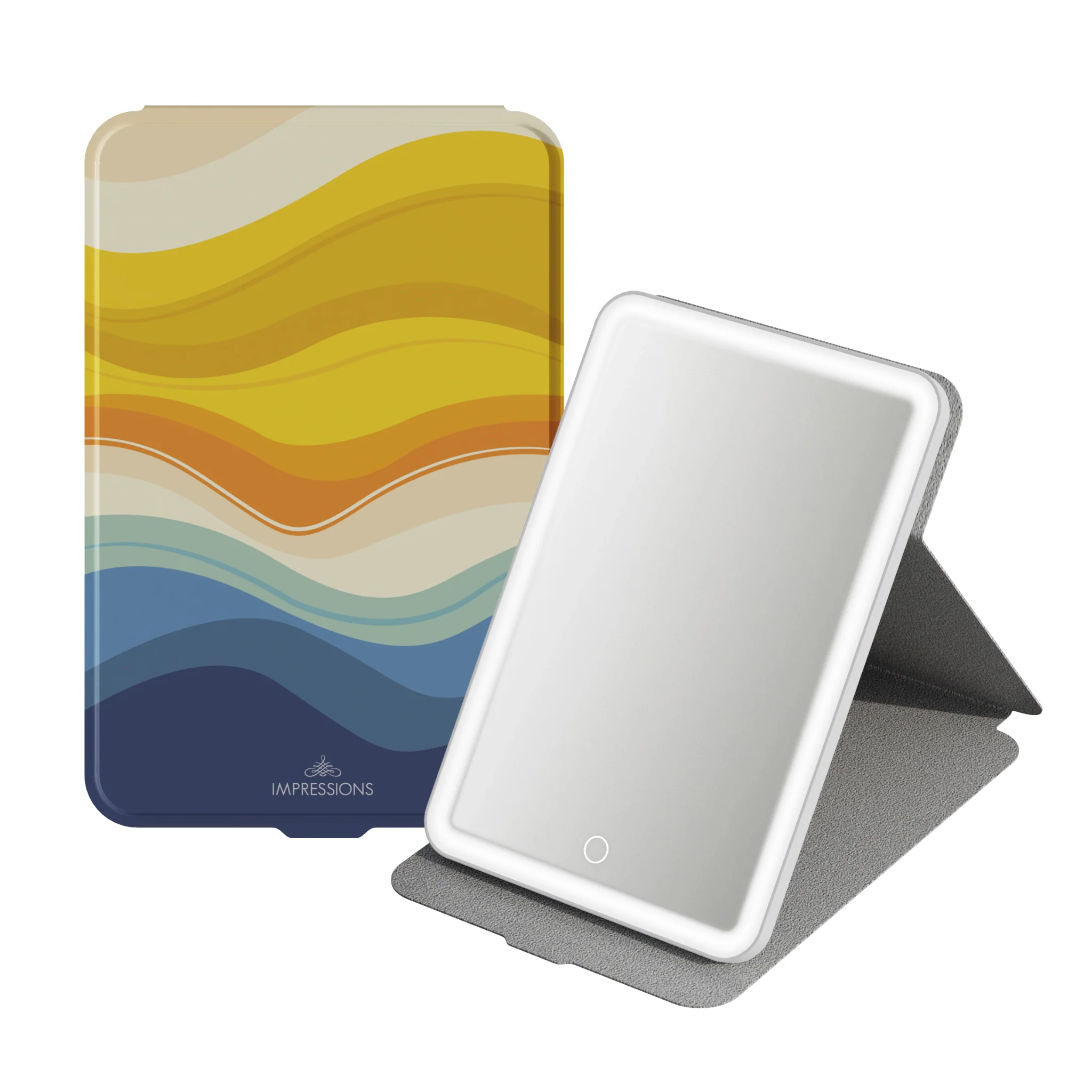 Touch Pad Folio LED Makeup Mirror - Image 4