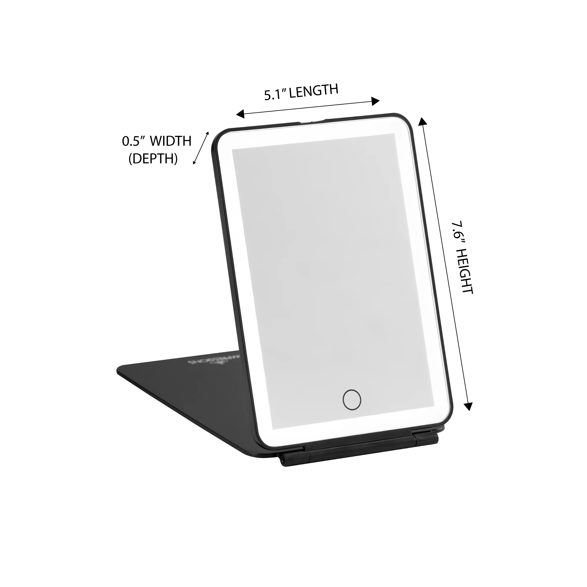 Touch Pad Mini Tri-Tone LED Makeup Mirror - Image 7