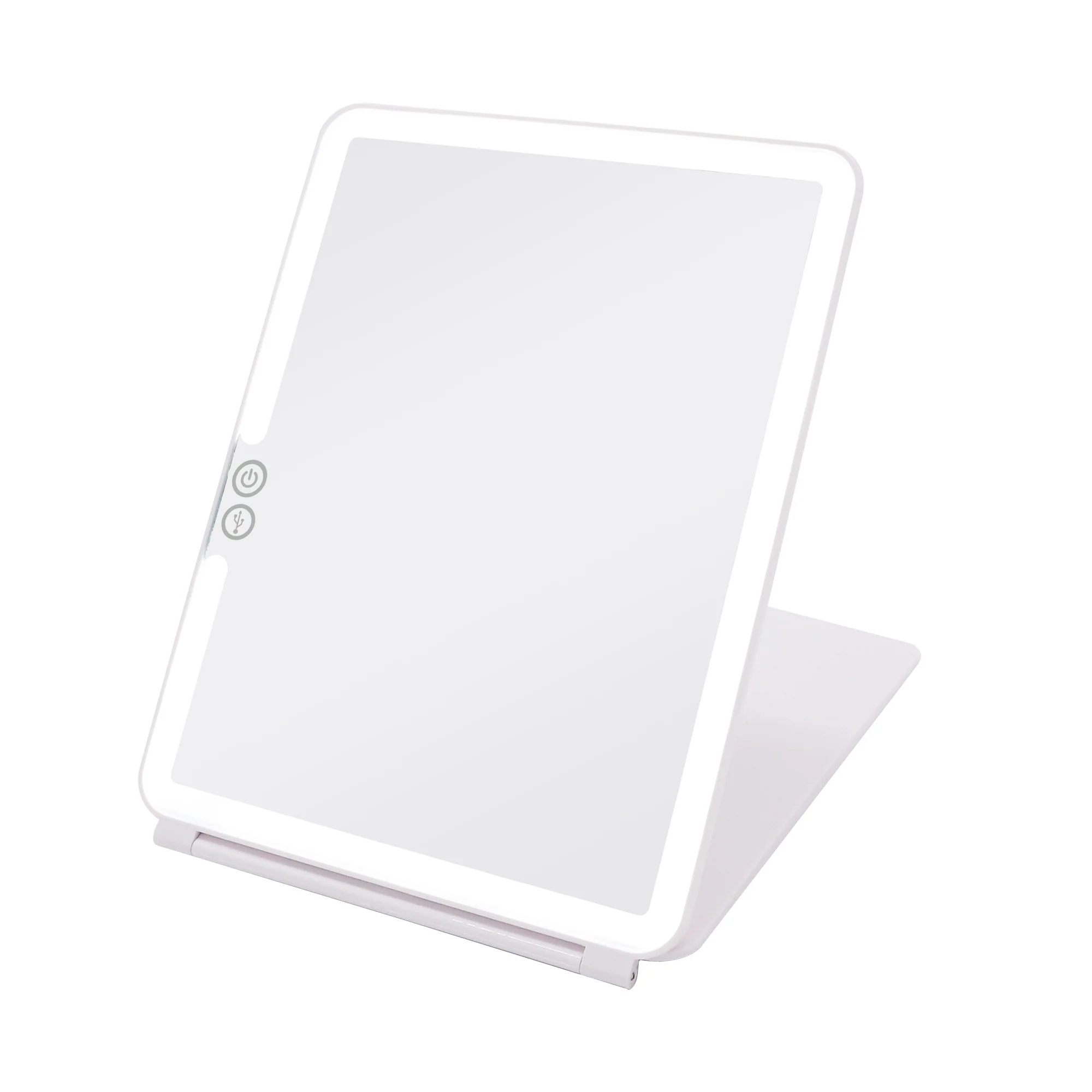 Touch Pad 2.0 Rechargeable LED Makeup Mirror with Flip Cover - Image 12