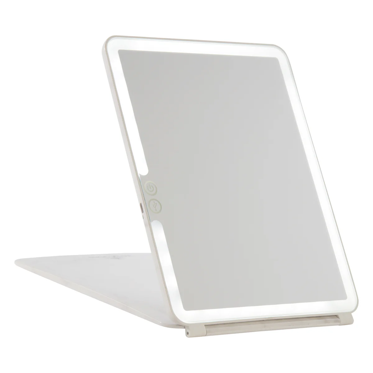 Touch Pad 2.0 Rechargeable LED Makeup Mirror with Flip Cover - Image 16
