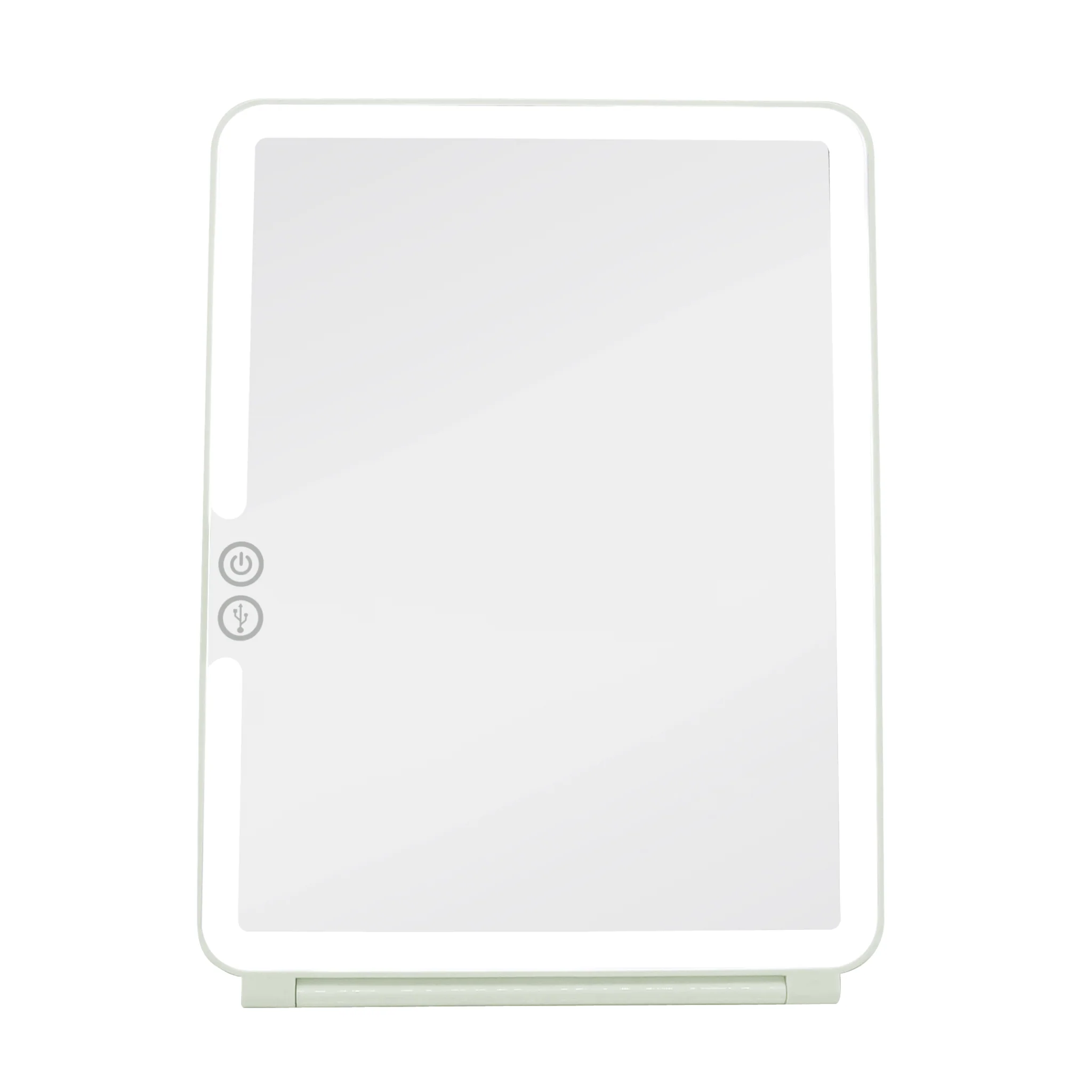 Touch Pad 2.0 Rechargeable LED Makeup Mirror with Flip Cover - Image 2