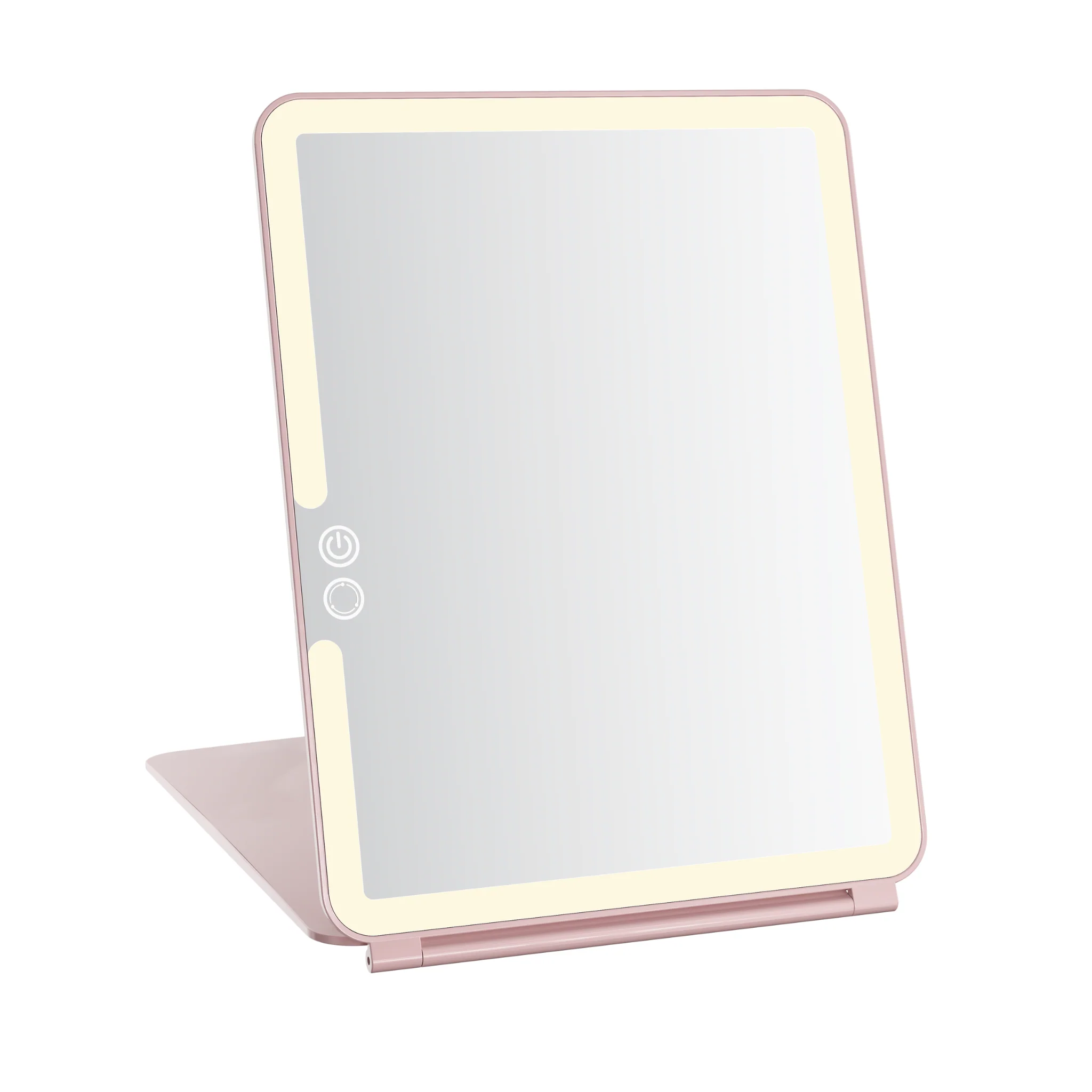 Touch Pad 2.0 Rechargeable LED Makeup Mirror with Flip Cover - Image 4