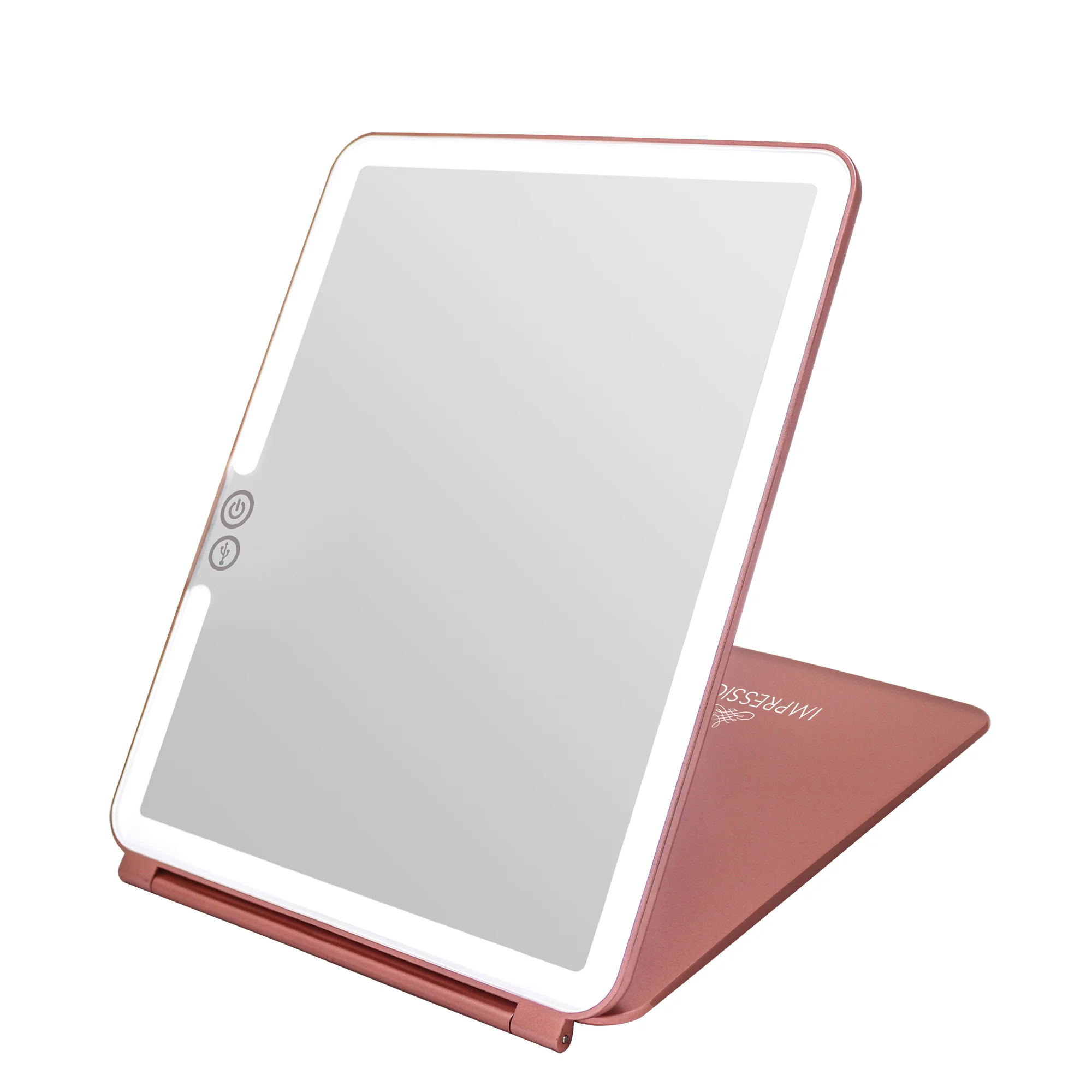Touch Pad 2.0 Rechargeable LED Makeup Mirror with Flip Cover - Image 6