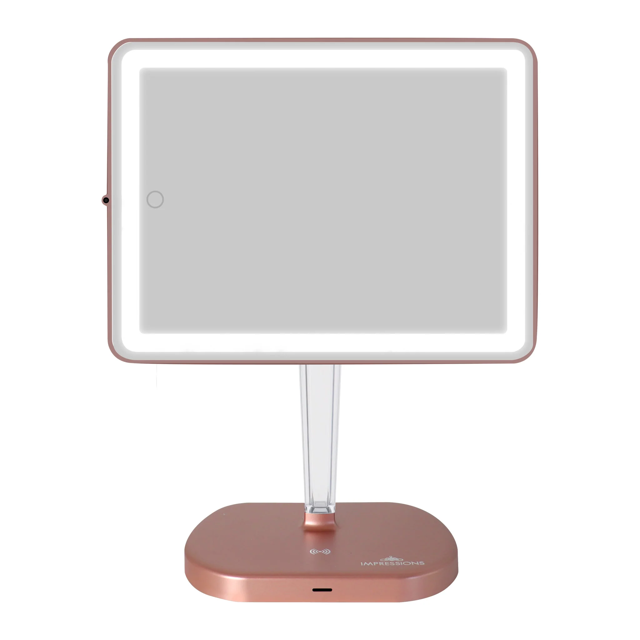 Touch Pro 2.0 LED Makeup Mirror with Qi Charging Base - Image 11