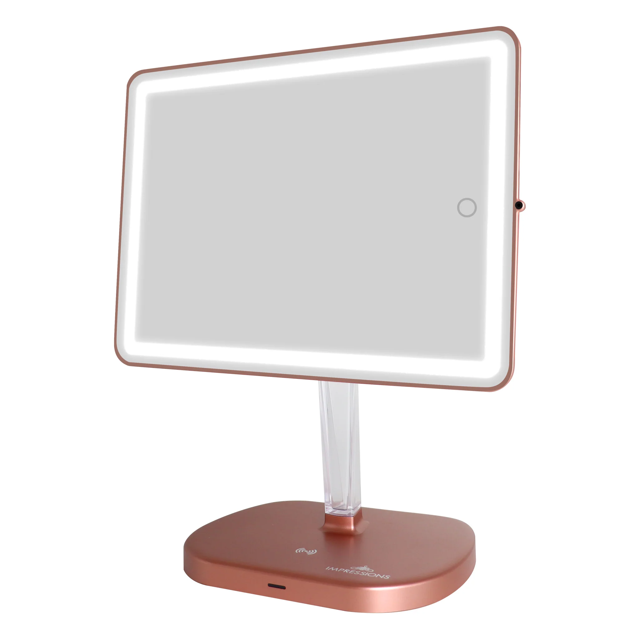Touch Pro 2.0 LED Makeup Mirror with Qi Charging Base - Image 12