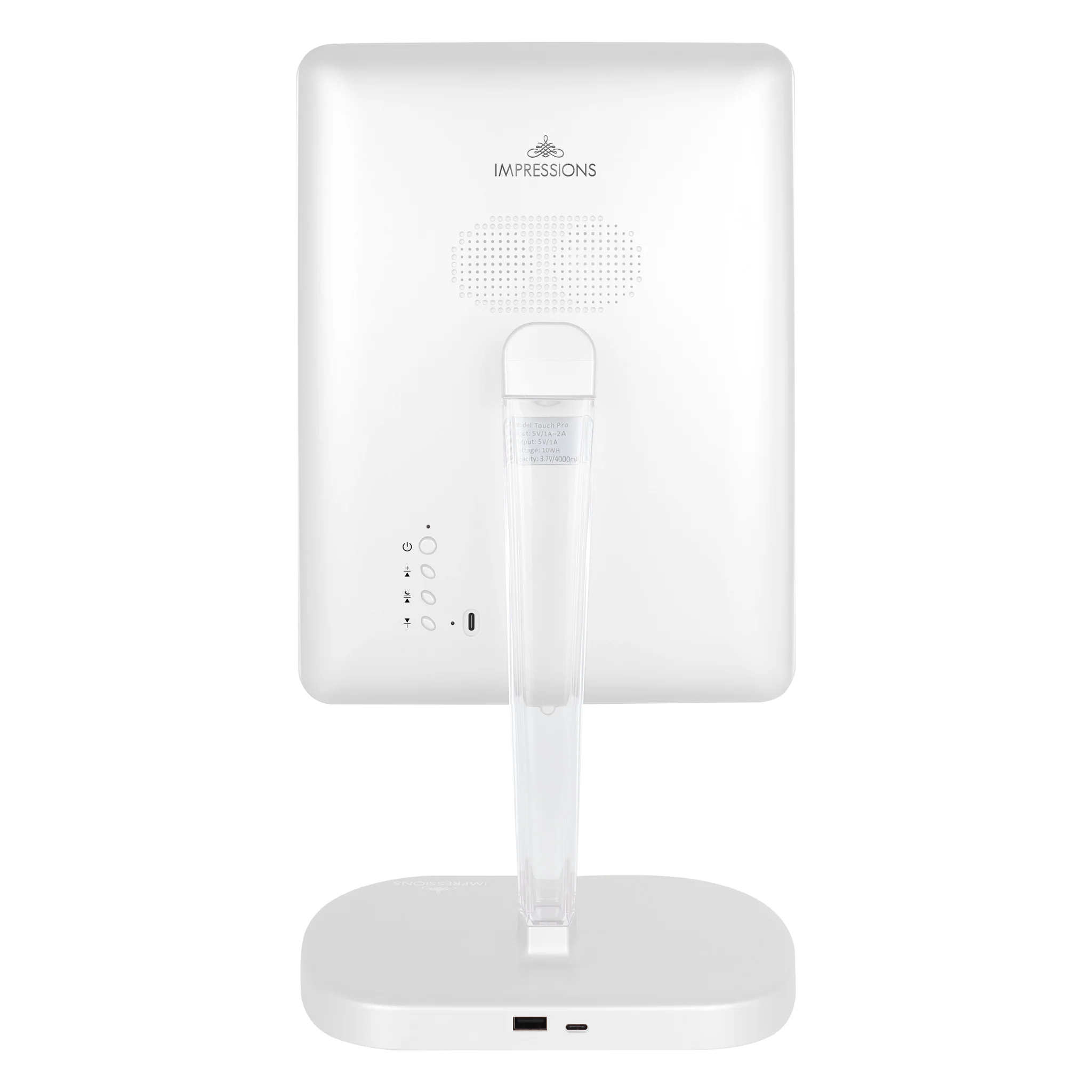 Touch Pro 2.0 LED Makeup Mirror with Qi Charging Base - Image 16