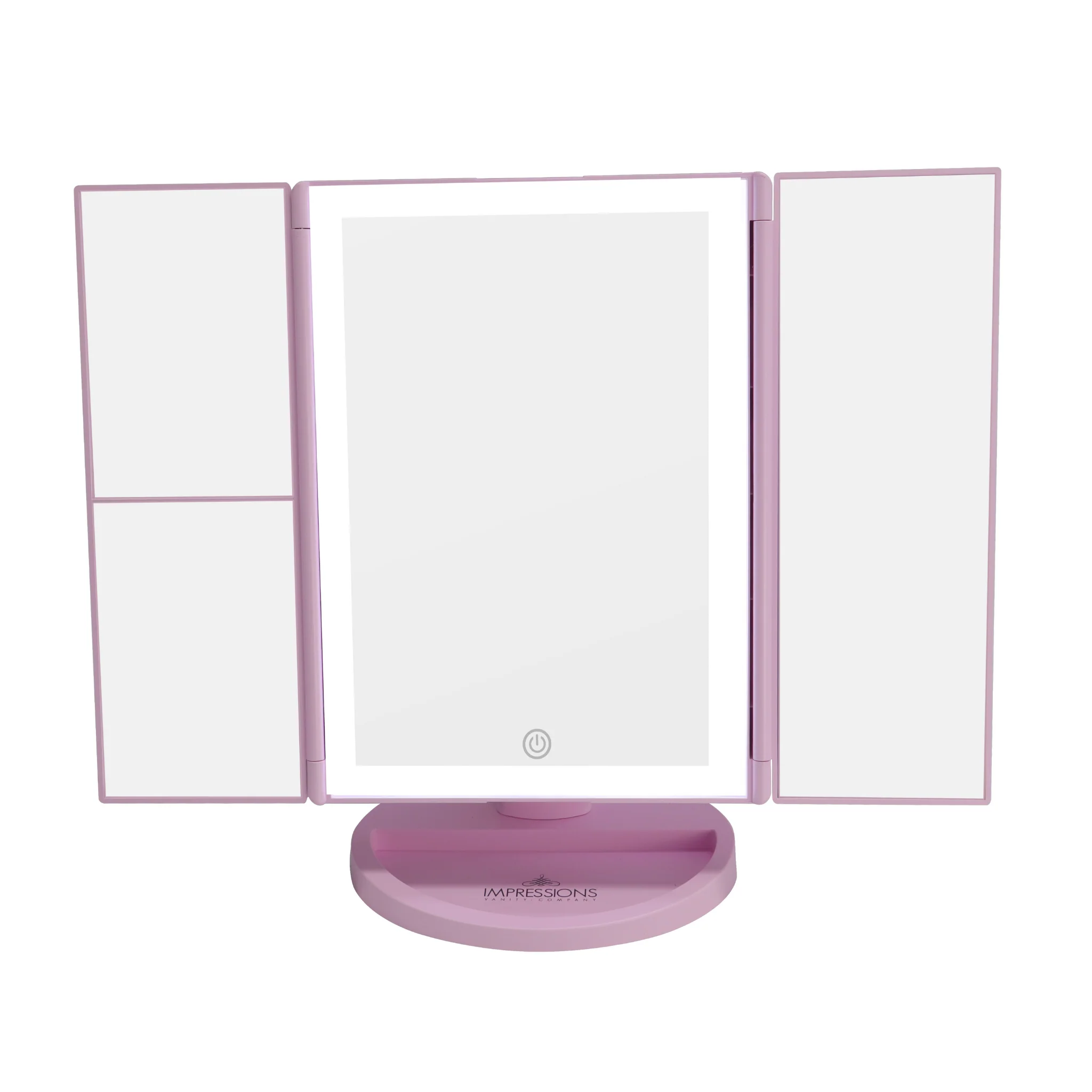 Touch Trifold 2.0 LED Makeup Mirror with Magnification - Image 13