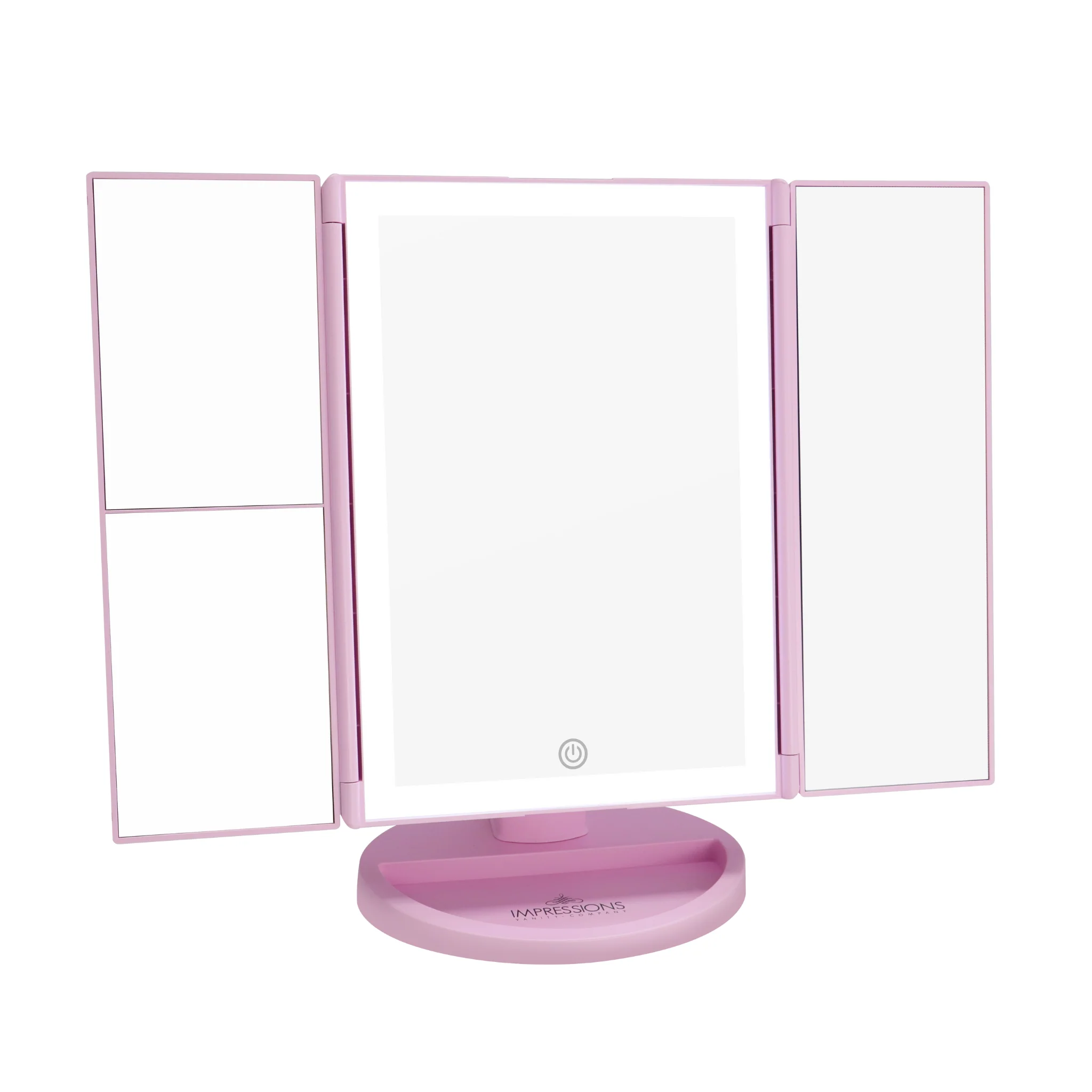 Touch Trifold 2.0 LED Makeup Mirror with Magnification - Image 14