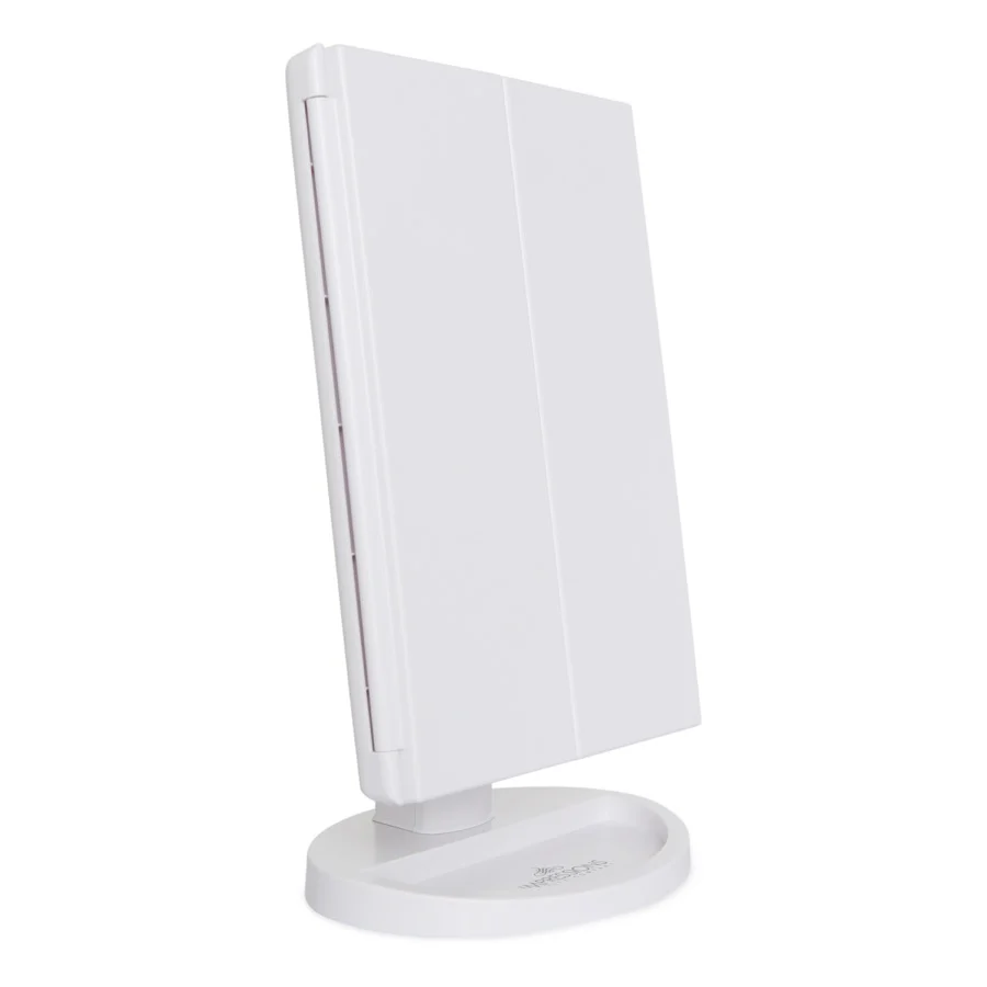 Touch Trifold 2.0 LED Makeup Mirror with Magnification - Image 8