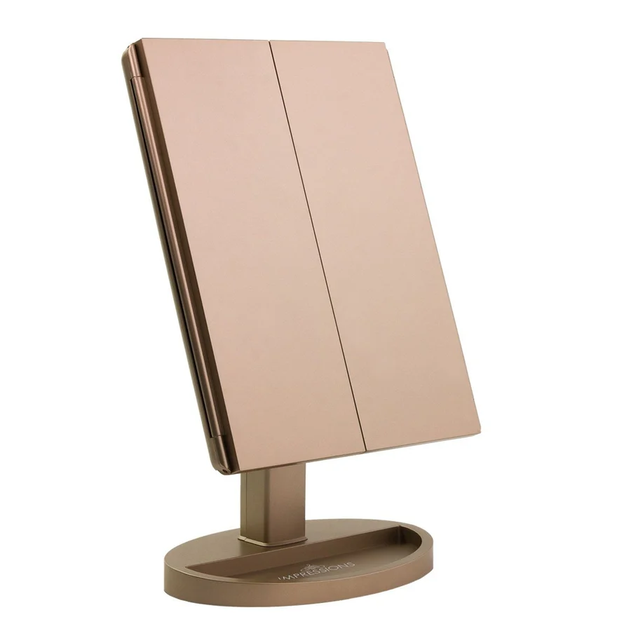 Touch Trifold XL Dimmable LED Makeup Mirror - Image 11