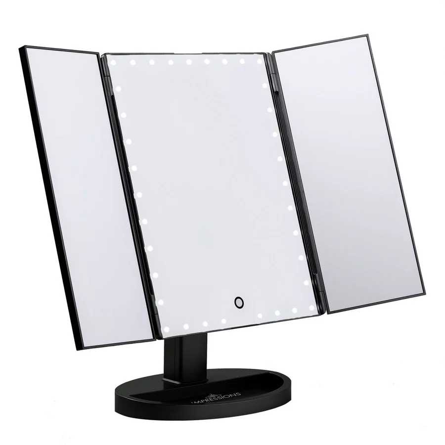 Touch Trifold XL Dimmable LED Makeup Mirror - Image 12