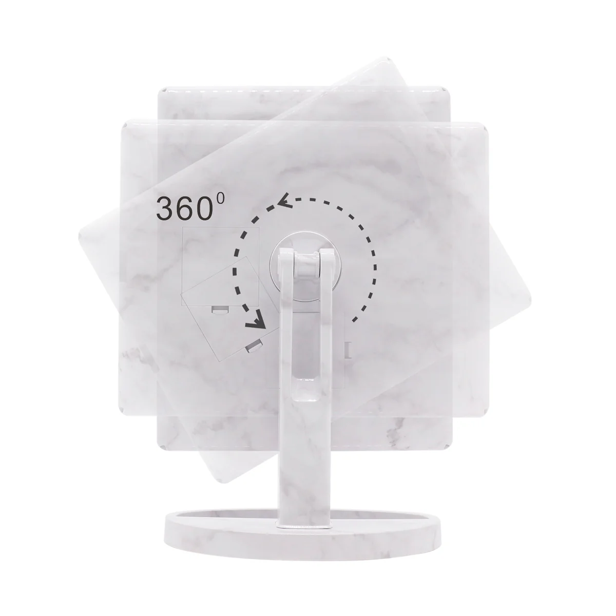 Touch Trifold XL Dimmable LED Makeup Mirror - Image 4