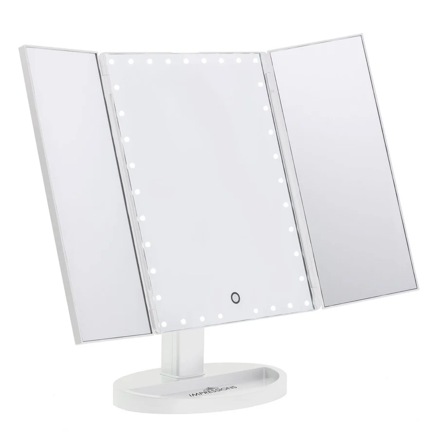 Touch Trifold XL Dimmable LED Makeup Mirror - Image 5