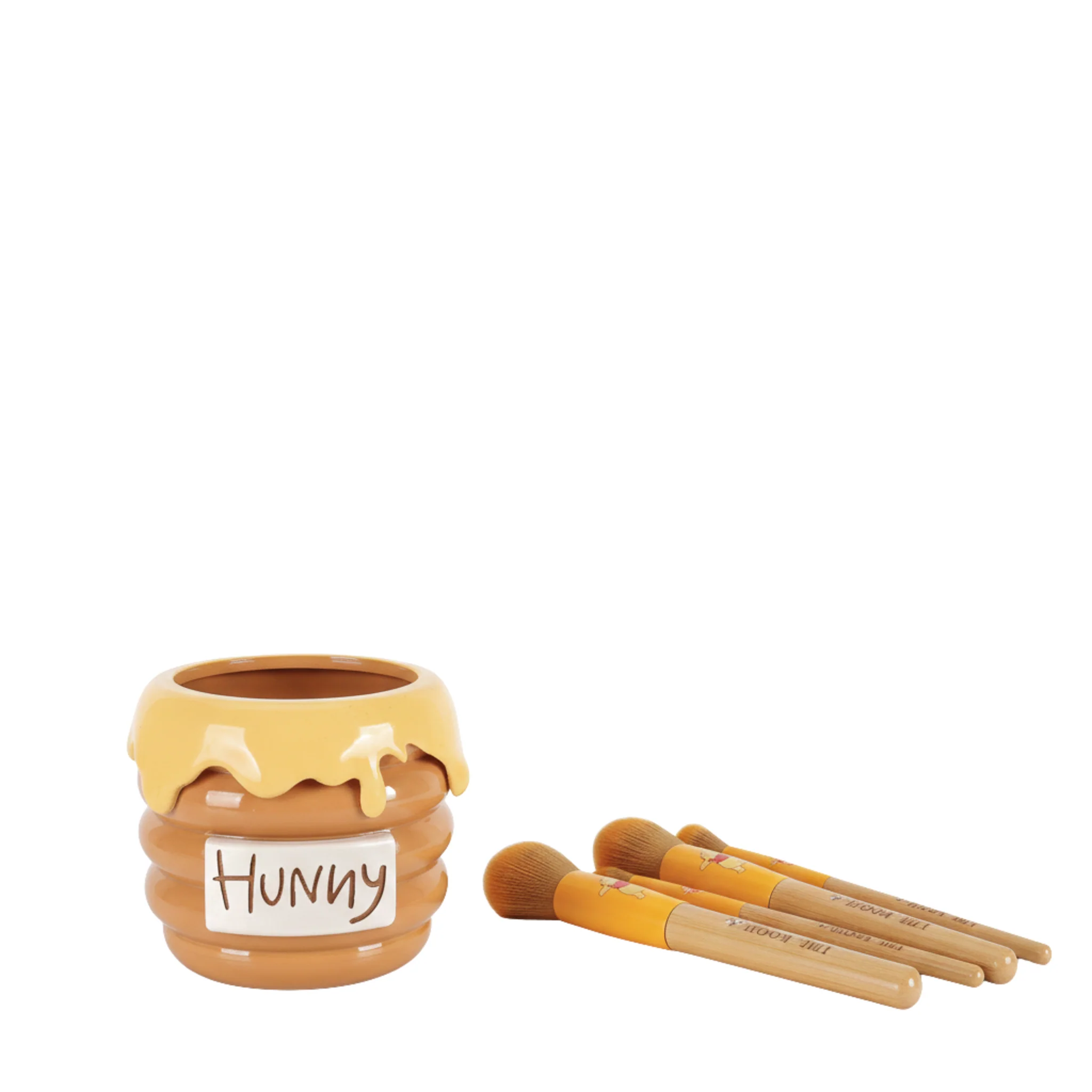 Winnie the Poohâ„¢ "HUNNY" 6-PC Makeup Brush Set w/ Holder - Image 3